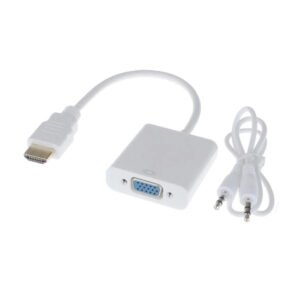 Adaptador Conversor Hdmi A Vga Con Audio Activo