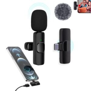 Micrófono Inalámbrico Solapero Para Celular Tipo-C Con Filtro
