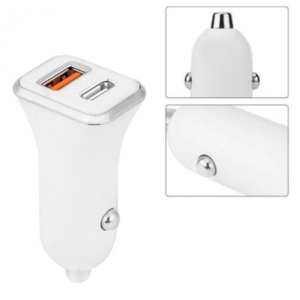 Cargador Auto Usb 3.0 + Usb Tipo C
