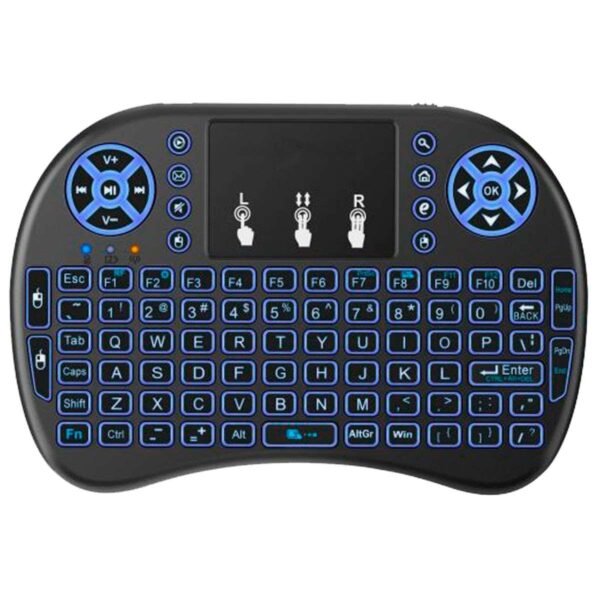 Mini control teclado Inalámbrico Retroiluminado