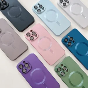 Case Premium Magsafe + Prot. Lentes Iphone 16 - 16 Pro - 16 Pro Max