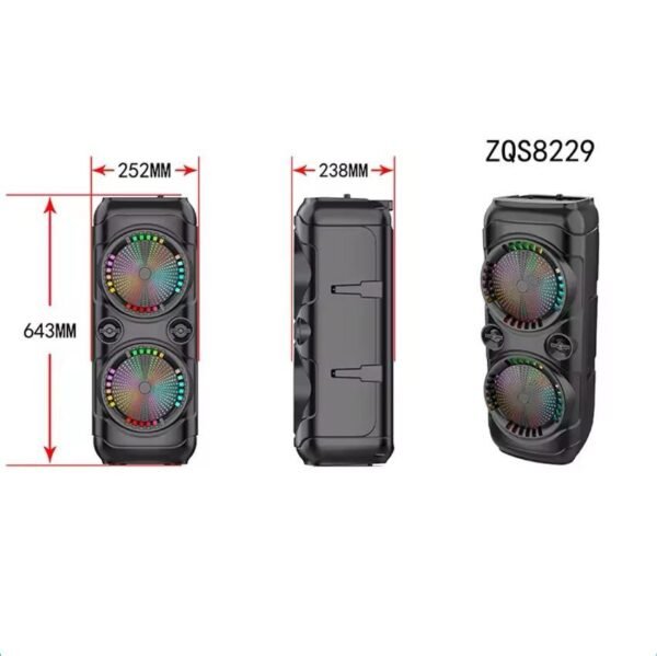 Parlante 8″ Bluetooth  Sing-e ZQS8229 - Imagen 2
