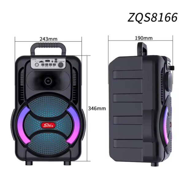 Parlante 8″ BT  ZQS8167 - Imagen 2