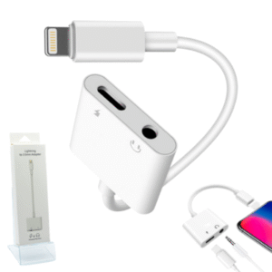 Adaptador Para Iphone Lightning (3.5mm+ Lightning)