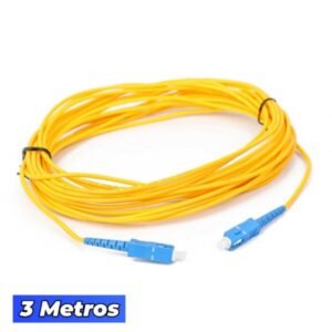 Cable De Fibra Óptica Para Router 3 MT Patch Cord SC / UPC