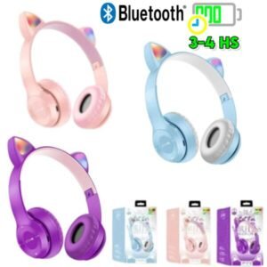 Auriculares Bluetooth P47M Con Orejas / FM / AUX / MicroSD