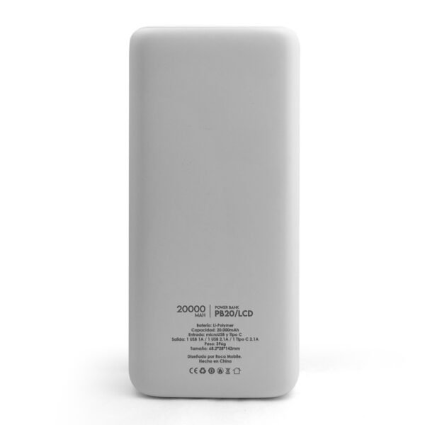 Power Bank ROCA PB10PD 10.000mAh 20W/QC/PD - Imagen 2
