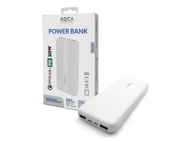 Power Bank ROCA PB10PD 10.000mAh 20W/QC/PD