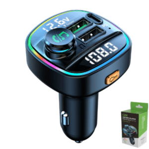Sintonizador / FM Bluetooth Con 2 USB 3.0 + Puerto Tipo-C (PD 20W)